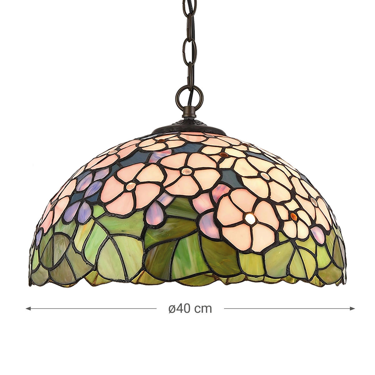 FÜGGŐLÁMPA  - többszínű, Basics, Üveg (24/40/40cm)