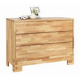 KOMMODE , 121/88,5/45 cm, 3 Schublade(n)  - Eichefarben, Design, Holz (121/88,5/45cm) - Linea Natura