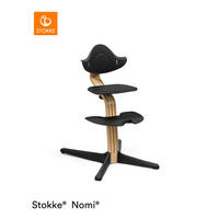 STOKKE NOMI OAK STUHL NOMI CHAIR OAK  - Eichefarben/Schwarz, Trend, Holz (52/83,50/59cm) - Stokke