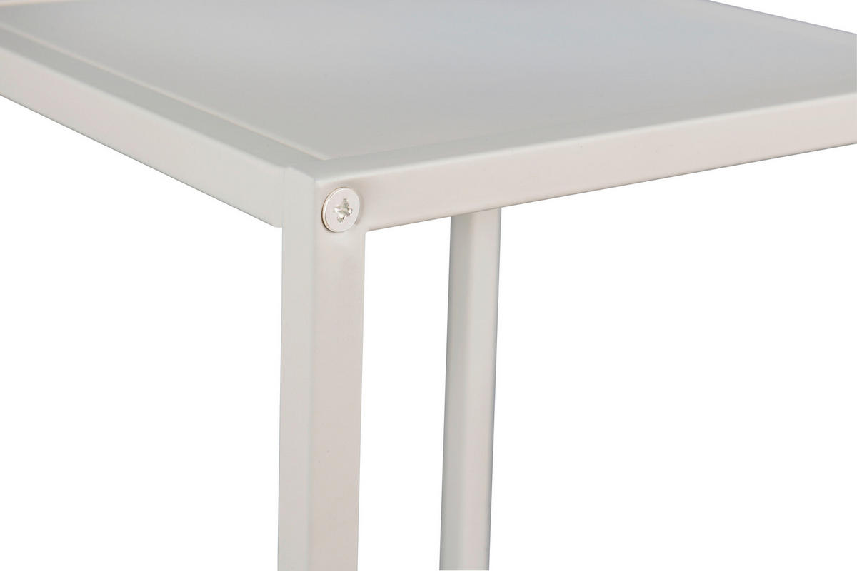 BEISTELLTISCH 31/31/80 cm Sandfarben quadratisch  - Sandfarben, Trend, Metall (31/31/80cm) - Boxxx