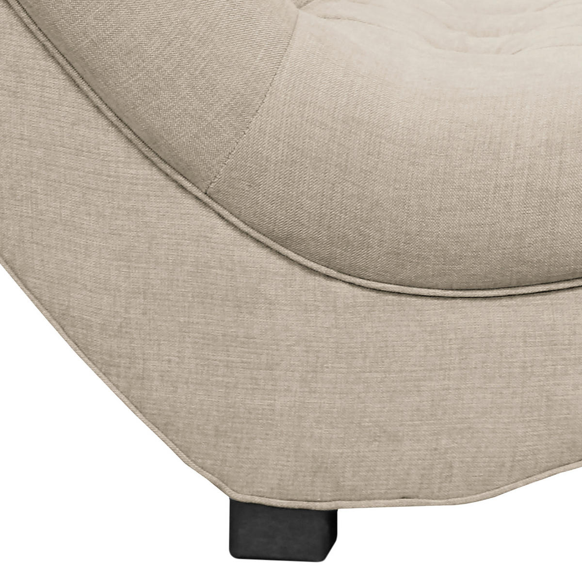 RELAXLIEGE in Mikrofaser Cappuccino  - Schwarz/Cappuccino, Design, Kunststoff/Textil (67/90/159cm) - P & B