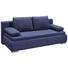 SCHLAFSOFA in Textil, Holzwerkstoff Blau - Blau/Silberfarben, KONVENTIONELL, Holzwerkstoff/Kunststoff (208/95/105cm) - Carryhome SCHLAFSOFA in Textil, Holzwerkstoff Blau - Blau/Silberfarben, KONVENTIONELL, Holzwerkstoff/Kunststoff (208/95/105cm) - Carryhome