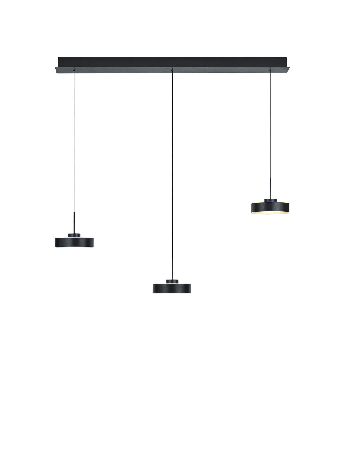 LED-HÄNGELEUCHTE SPENCER 112/18/30-200 cm   - Anthrazit, Design, Metall (112/18/30-200cm) - Hell