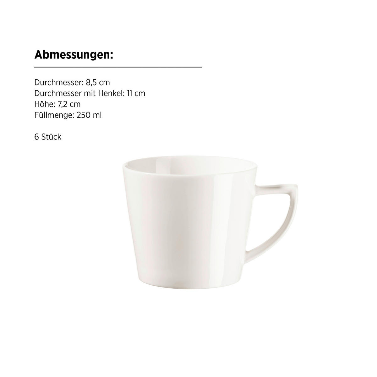 KAFFEESERVICE Weiß Sita 18-teilig  - Weiß, Trend, Keramik - Mäser