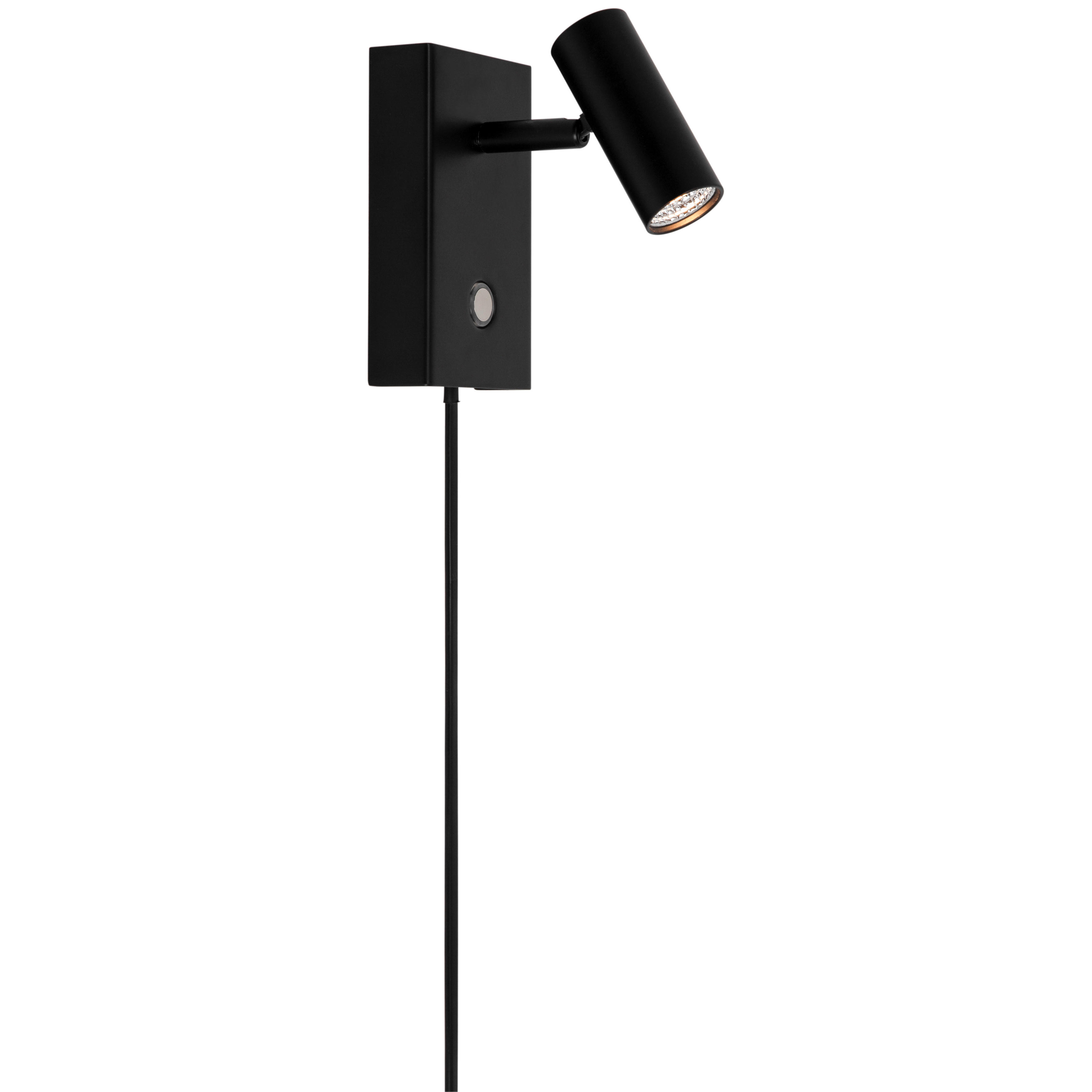 WANDLEUCHTE OMARI 7/12/12 cm   - Schwarz, Design, Metall (7/12/12cm) - Nordlux
