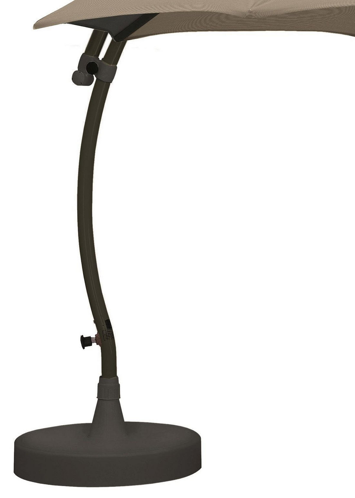 SONNENSCHIRMSTÄNDER - Anthrazit, KONVENTIONELL, Kunststoff (85cm) - Ambia Garden