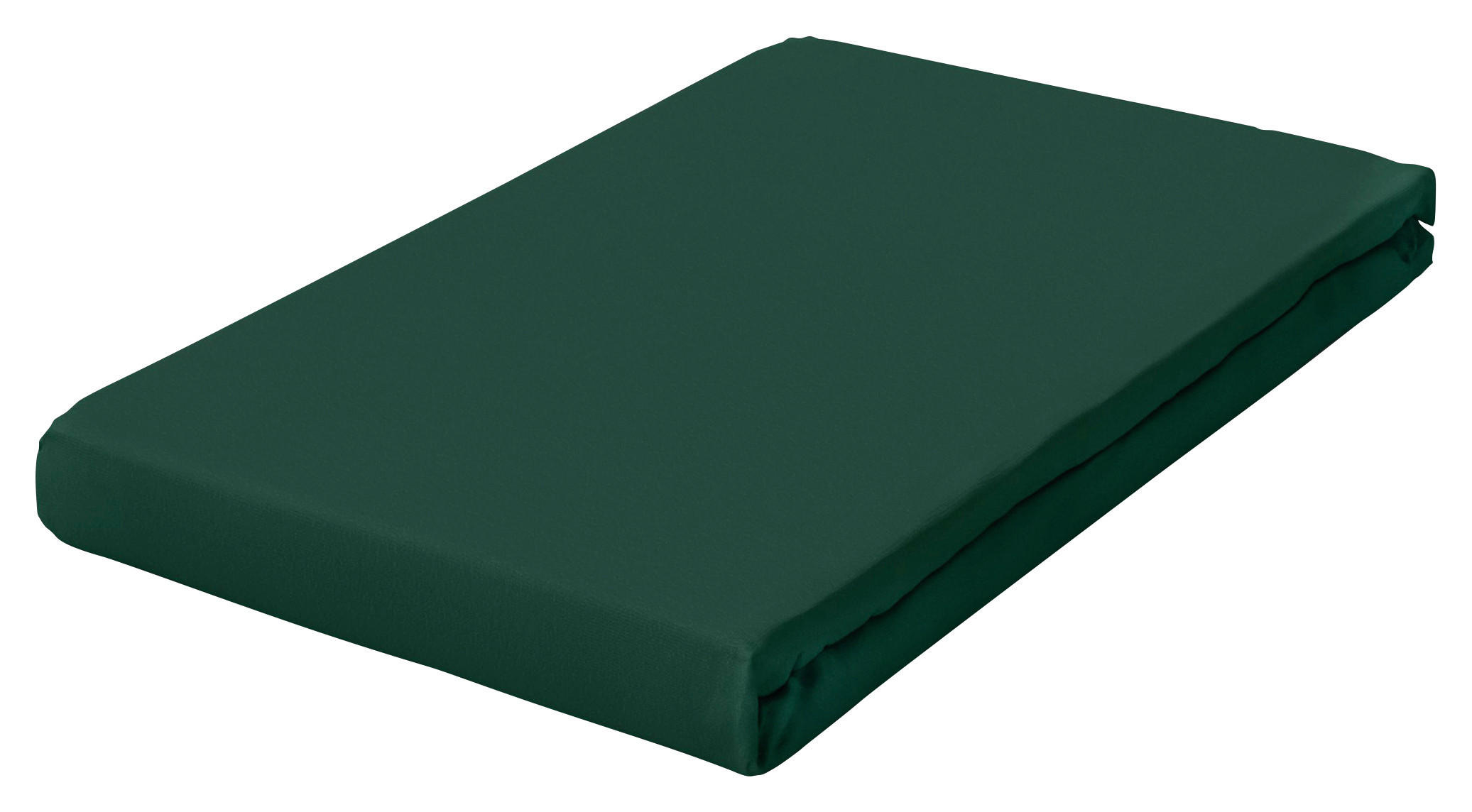 SPANNLEINTUCH 130/200 cm Frottee  - Dunkelgrün, Basics, Textil (130/200cm) - Schlafgut