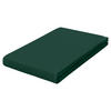 SPANNLEINTUCH 130/200 cm Frottee  - Dunkelgrün, Basics, Textil (130/200cm) - Schlafgut