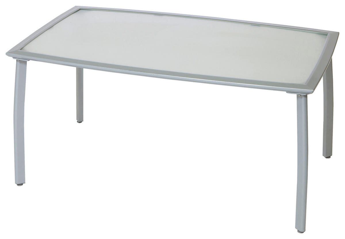 GARTENSET Aluminium  - Silberfarben/Schwarz, MODERN, Textil/Metall - Gardenson