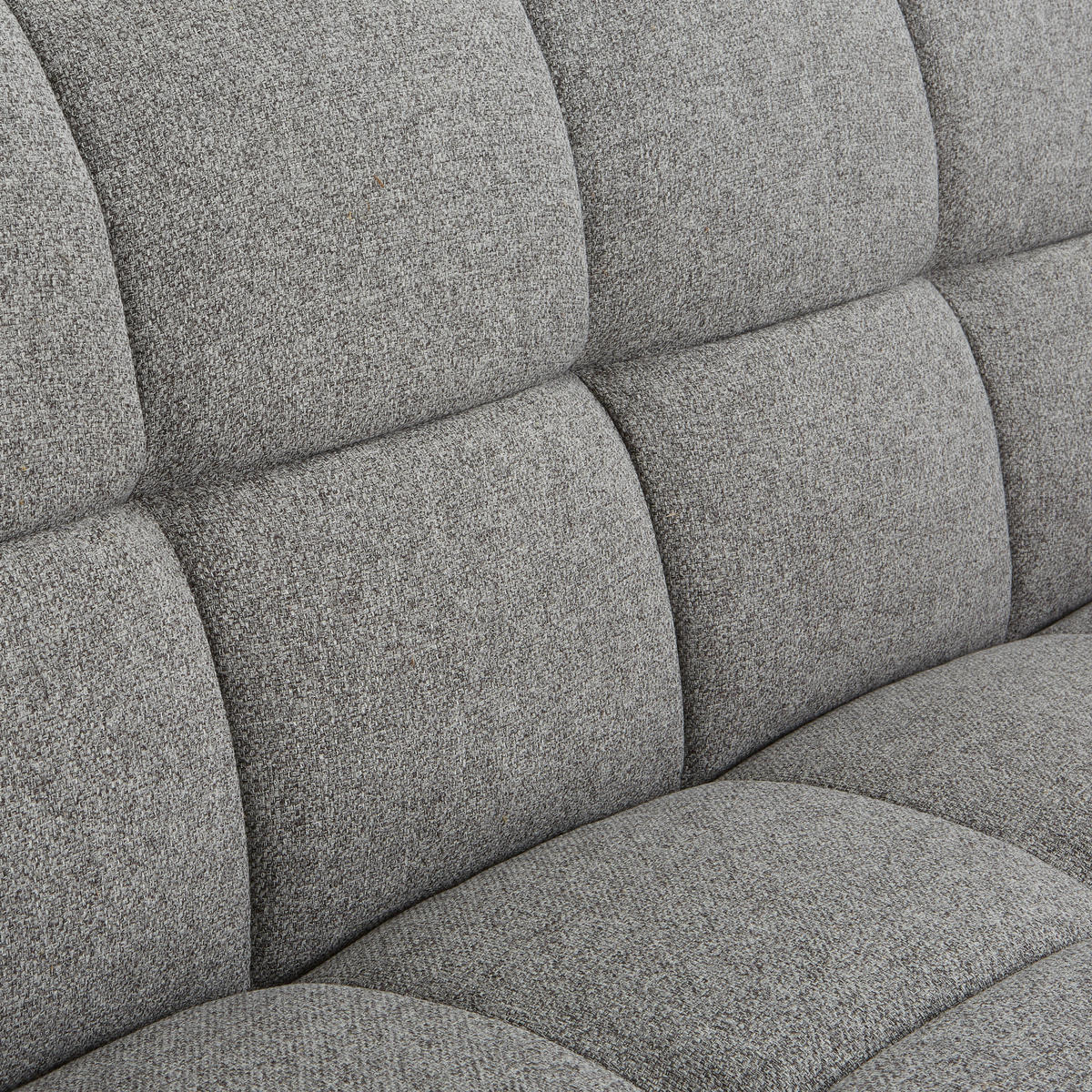 SCHLAFSOFA in Struktur Grau  - Naturfarben/Grau, Lifestyle, Holz/Textil (214/84/84cm) - Livetastic