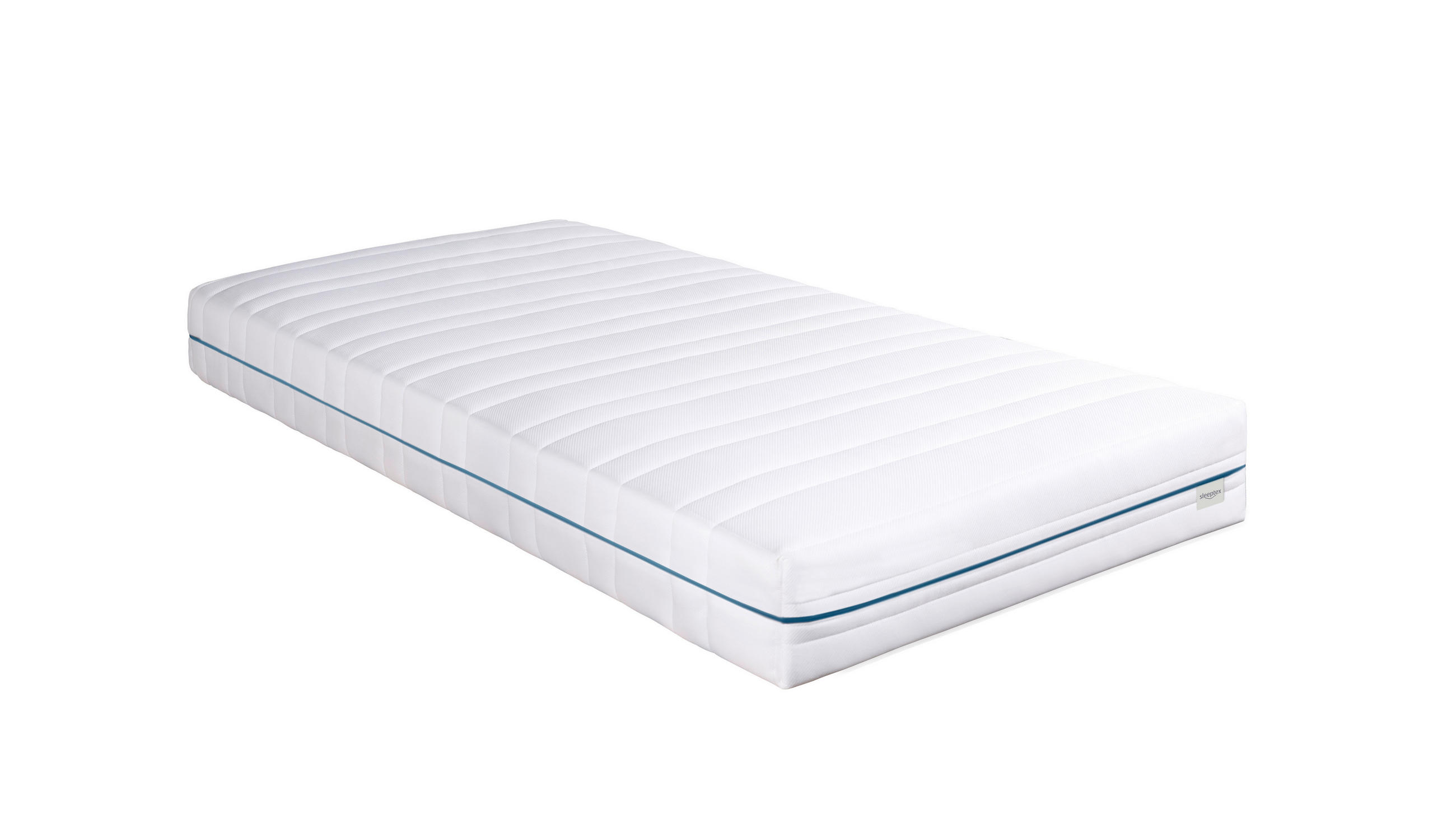 TAŠTIČKOVÁ MATRACE, 90/200 cm - bílá, Konvenční, textil (90/200cm) - Sleeptex