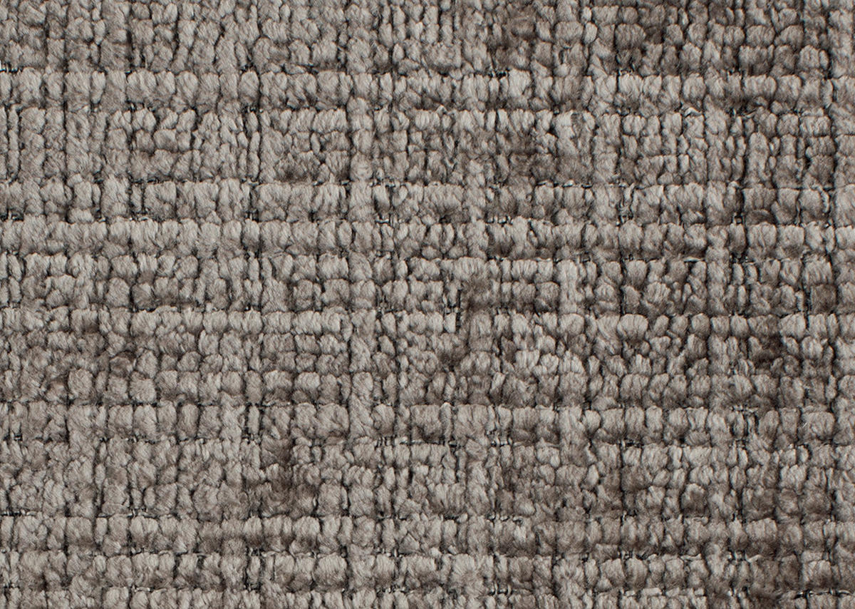 ECKSOFA Taupe Chenille Zierkissen, Rückenkissen, Rücken echt  - Taupe/Schwarz, MODERN, Kunststoff/Textil (188/276cm) - Milino
