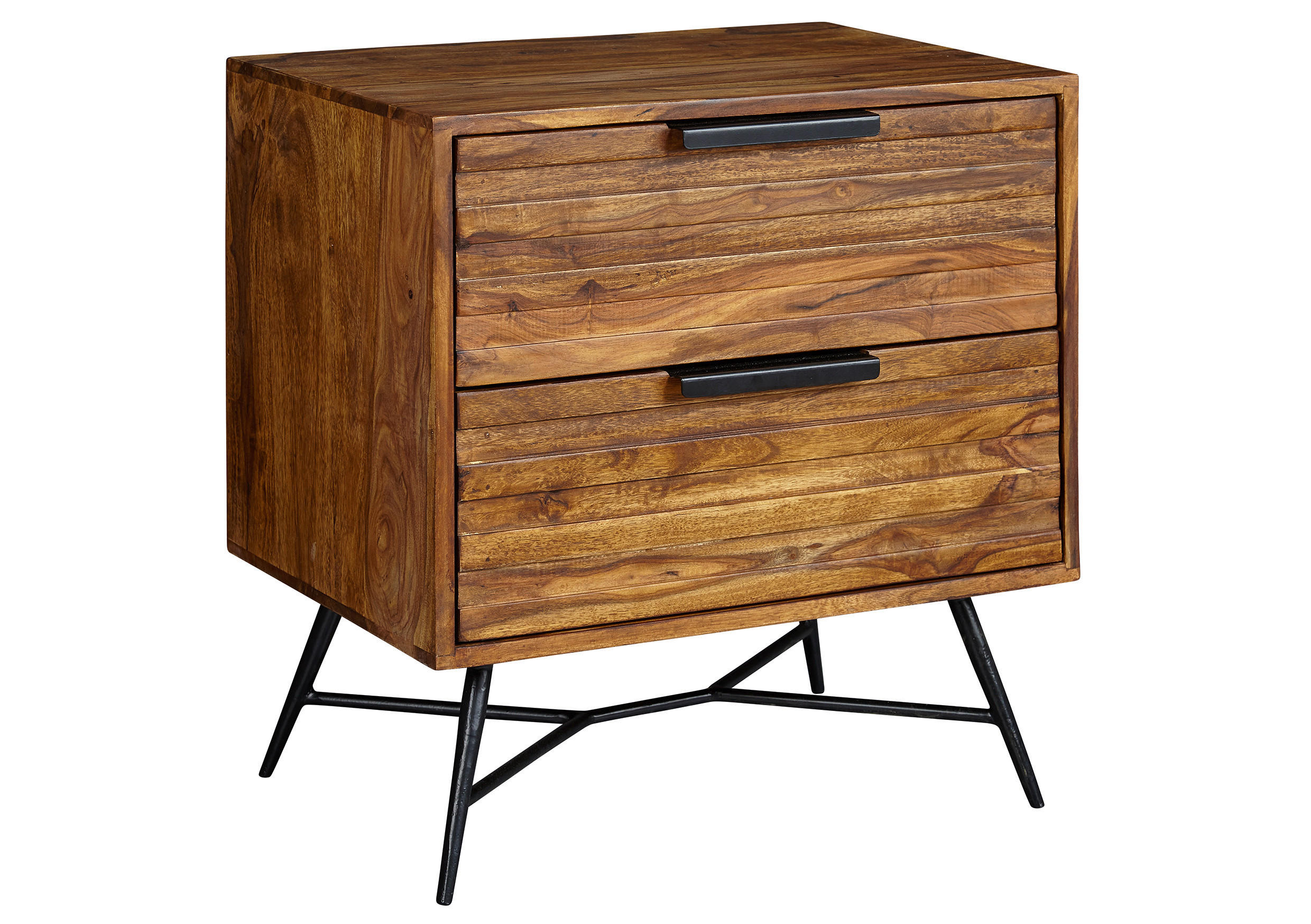 MID.YOU NOČNÝ STOLÍK, indický palisander, farba indického palisandra, 60/60/40 cm