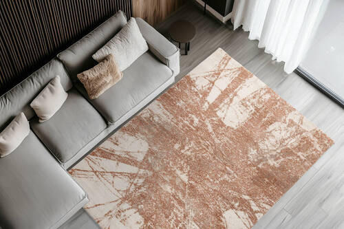 FLACHWEBETEPPICH 200/290 cm Terracotta  - Terracotta, Design, Kunststoff/Textil (200/290cm) - Obsession