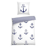 BETTWÄSCHE MARINA Renforcé 155/220 cm  - Weiß, Basics, Textil (155/220cm)