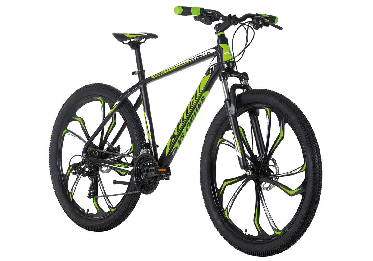 MOUNTAINBIKE 27,5 Zoll  - Schwarz/Grün, Basics, Metall (139/76/21cm) - Atrigo