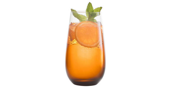 LONGDRINKGLAS 560 ml  - Grau, Trend, Glas (9/15cm) - Novel