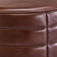 BARHOCKER Echtleder Braun, Schwarz Eisen Lederauswahl  - Schwarz/Braun, LIFESTYLE, Leder/Metall (36/78/36cm) - Landscape