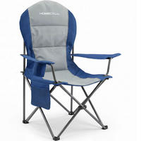 CAMPINGSESSEL - Blau/Silberfarben, Basics, Textil/Metall (84/110/60cm) - Modante