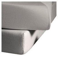 CEARȘAF CU ELASTIC 180/200 cm  - gri închis, Basics (180/200cm)