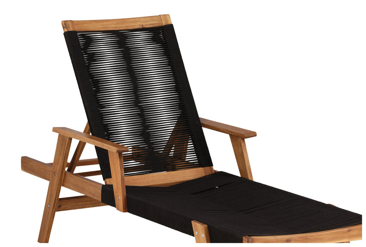 SOLSÄNG   73/35/200 cm  - svart/akaciefärgad, Klassisk, trä (73/35/200cm) - Gardenson