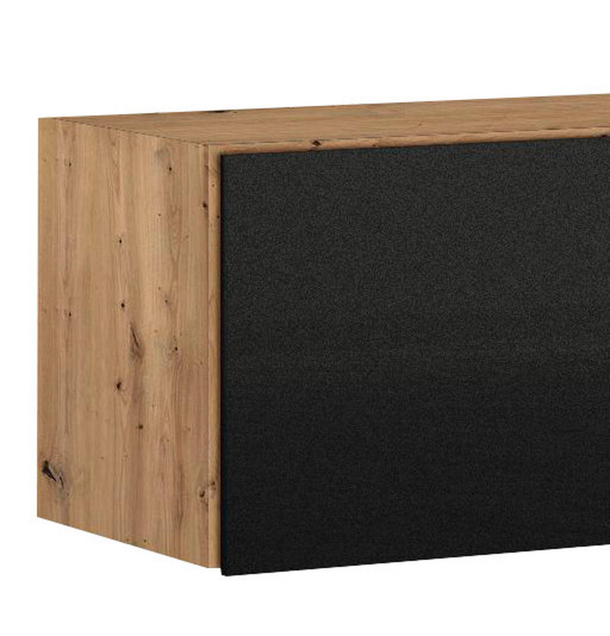 AUFSATZSCHRANK 136/39/54 cm   - Dunkelgrau/Silberfarben, Design, Holzwerkstoff/Kunststoff (136/39/54cm) - Carryhome