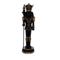 NUSSKNACKERFIGUR - Goldfarben/Schwarz, Trend, Kunststoff (14/13/50cm)