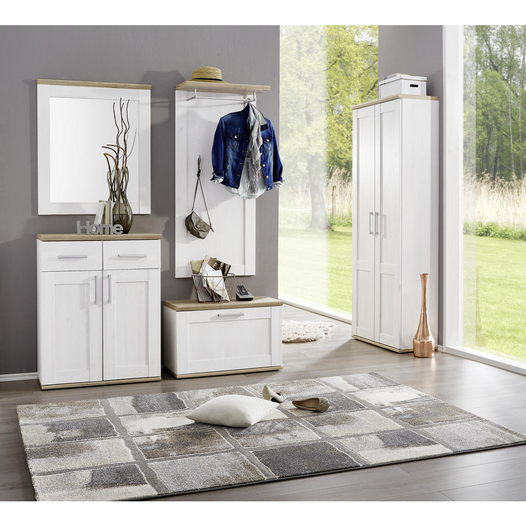 Thumbnail - Xora Garderobenschrank, Weiß, Holzwerkstoff, 4 Fächer, 76x200x38 cm, Garderobe, Garderobenschränke, Garderobenschränke