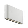 AUßENWANDLEUCHTE 17,5/3/9 cm   - Weiß, Design, Metall (17,5/3/9cm) - Nordlux