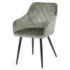 STOLICA S NASLONOM ZA RUKE  crna, taupe  drvo, metal, tekstil      - crna/taupe, Trend, drvo/metal (54/86/60cm) - Livetastic