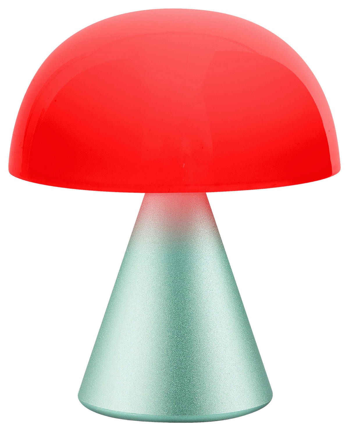 AKKU-TISCHLEUCHTE 9.2/11/9.2 cm  - Mintgrün, Design, Kunststoff/Metall (9.2/11/9.2cm)