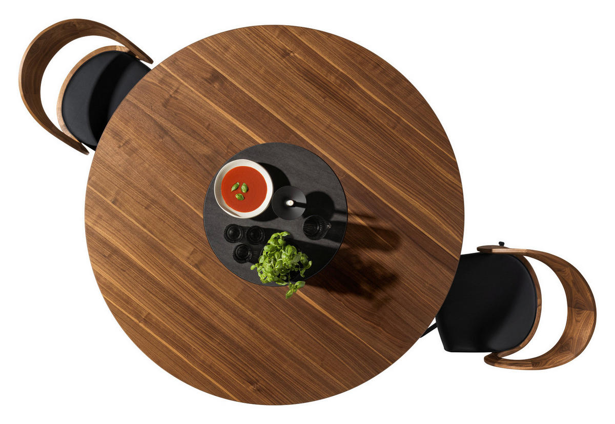ESSTISCH in Holz 200/200/75 cm  - Nussbaumfarben, Design, Holz (200/200/75cm) - Team 7