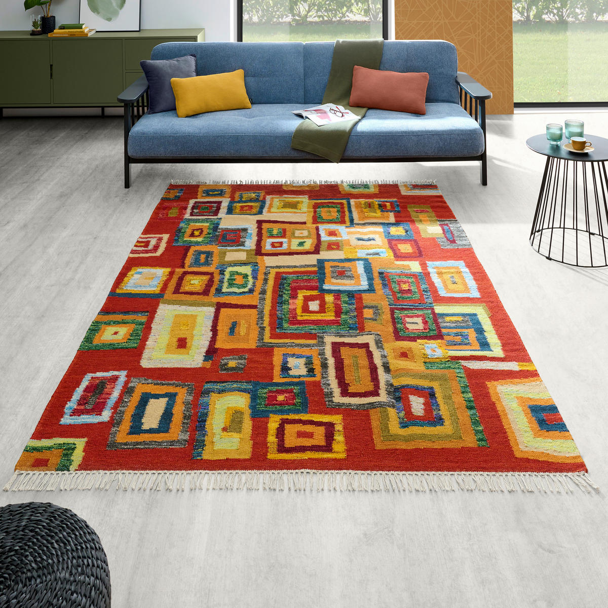 ORIENTTEPPICH  Wohnzimmer 160/230 cm Fabolus Multicolor rechteckig  - Multicolor, LIFESTYLE, Textil (160/230cm) - Cazaris