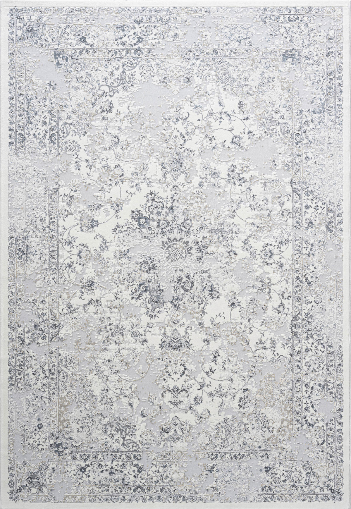 WEBTEPPICH 240/330 cm Samira Creme, Grau, Hellgrau  - Creme/Hellgrau, Design, Textil (240/330cm)