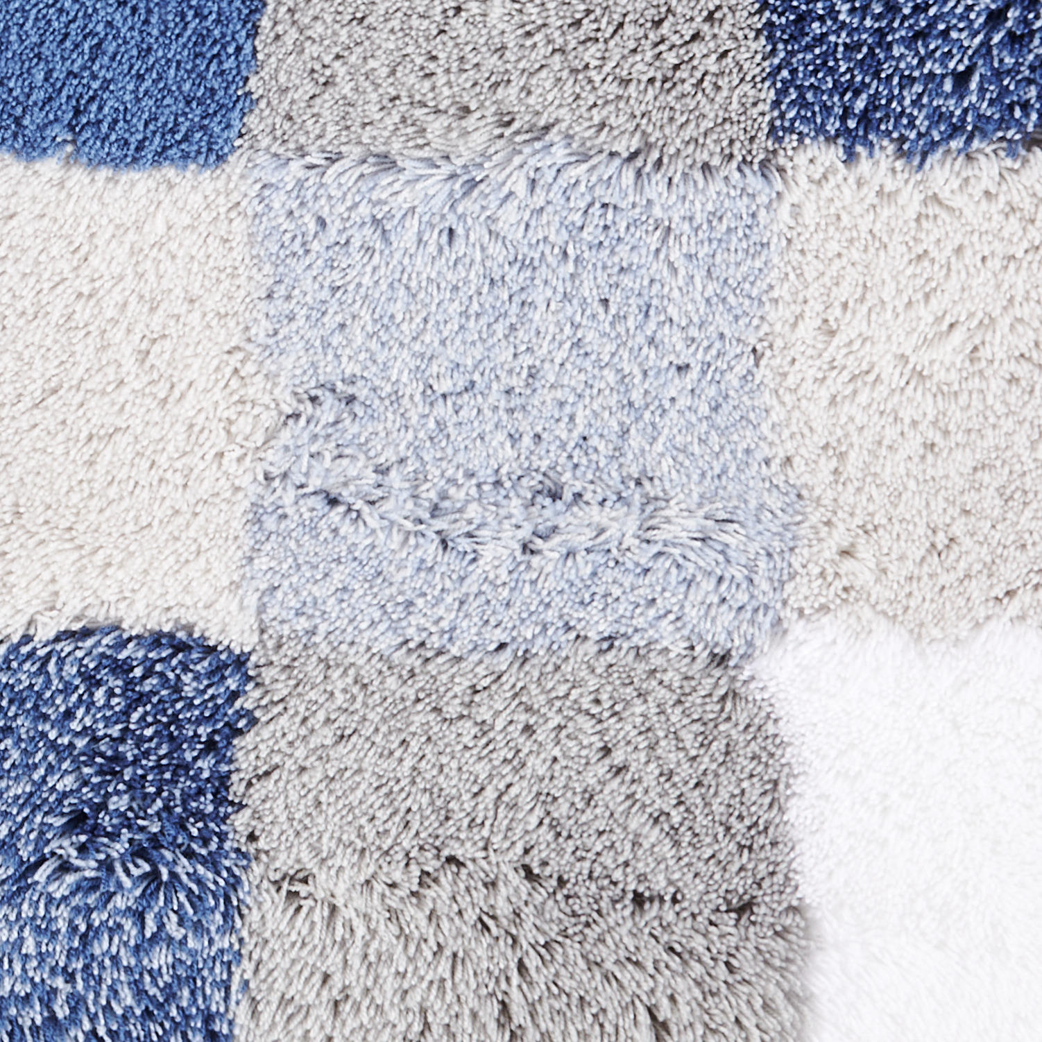 WC-VORLEGER Blau, Beige 55/55 cm  - Blau/Beige, KONVENTIONELL, Kunststoff (55/55cm) - Kleine Wolke