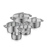 KOCHTOPFSET Ultimate Cool + 5-teilig  - Silberfarben, Basics, Metall (16l) - WMF