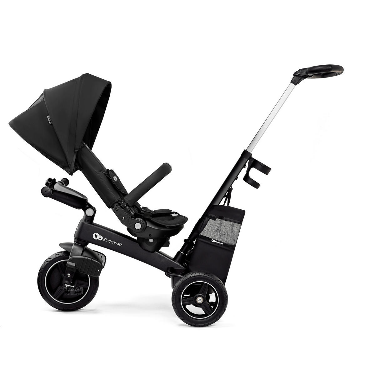 DREIRAD Easytwist  - Schwarz, Basics, Kunststoff/Textil (34/107/122cm) - kinderkraft