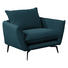 SESSEL in Textil Petrol - Petrol/Schwarz, Design, Textil/Metall (96/84/90cm) - Hom`in SESSEL in Textil Petrol - Petrol/Schwarz, Design, Textil/Metall (96/84/90cm) - Hom`in