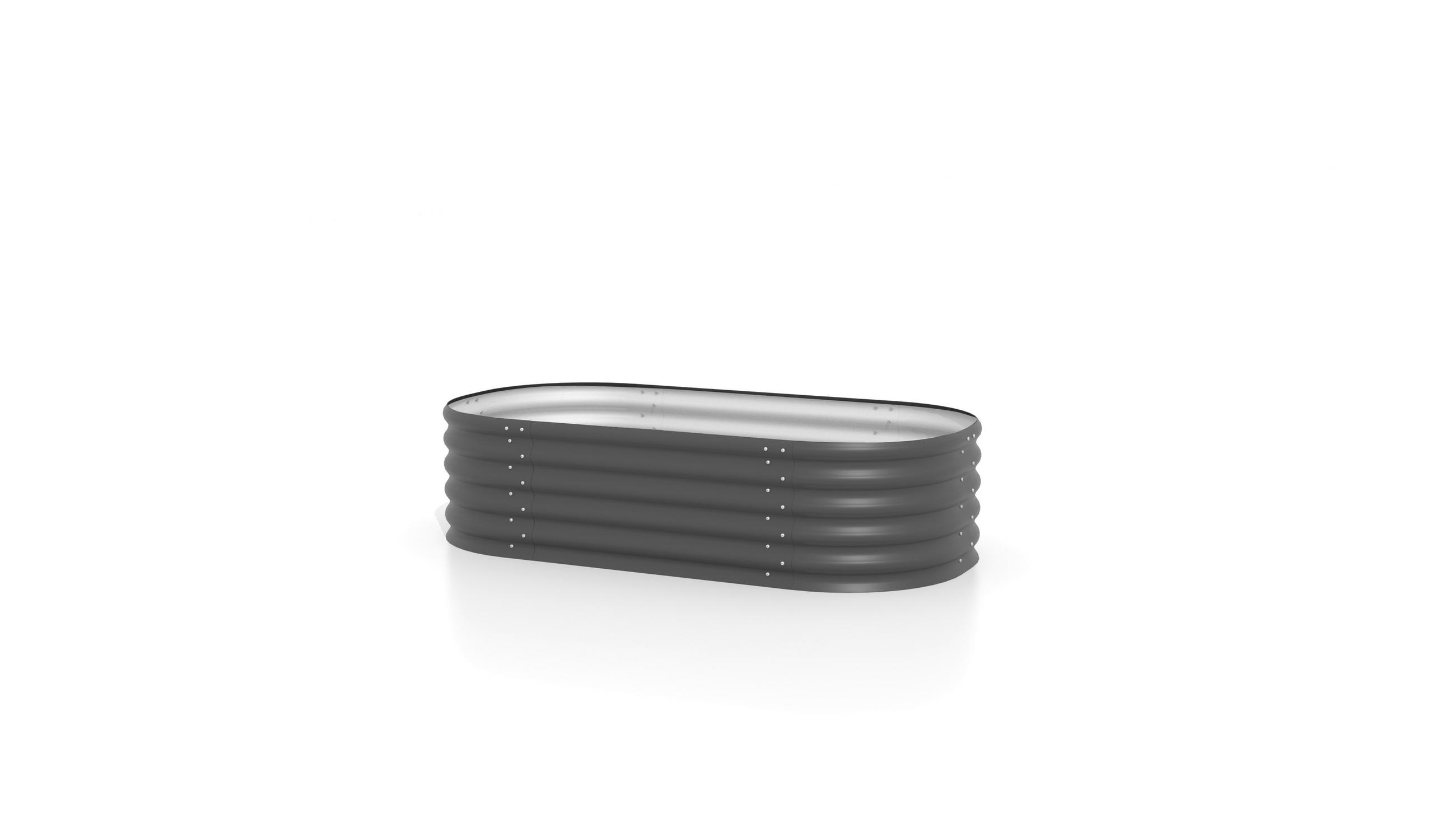 HOCHBEET 82,1/40,1/162,1 cm  - Anthrazit, Basics, Metall (82,1/40,1/162,1cm)