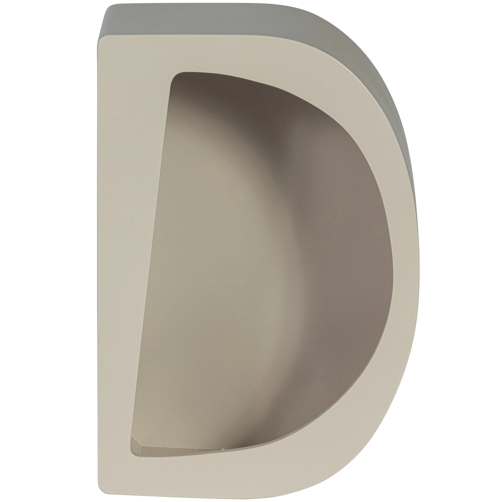 WANDREGAL Eukalyptusholz Grau - Grau, Design, Holz (24/70/15cm) - Carryhome