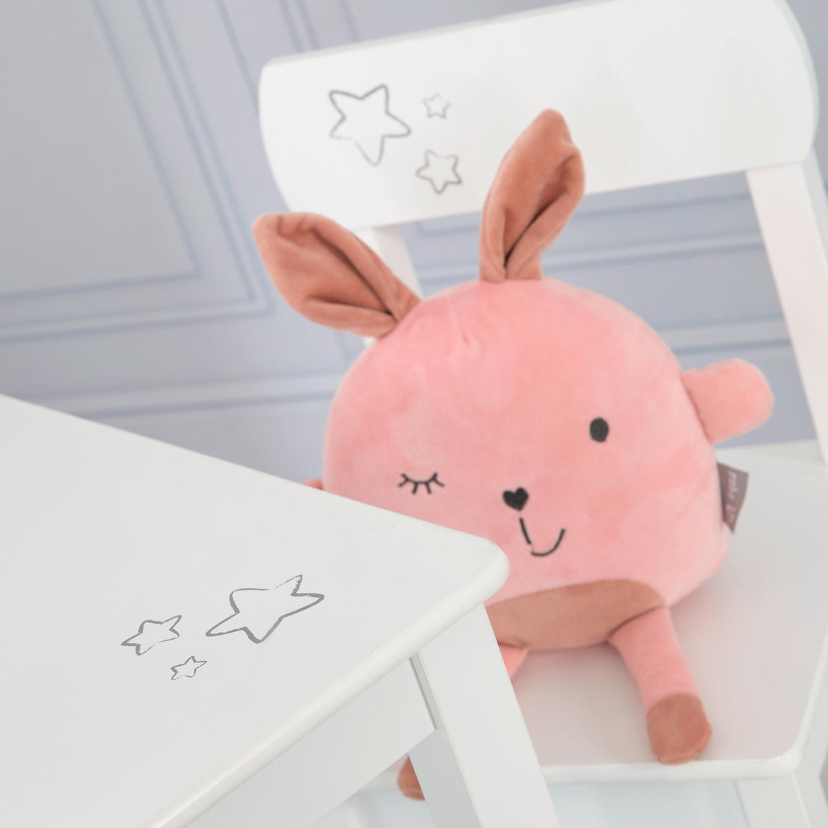 KINDERSITZGRUPPE ROA LITTLE STARS Weiß  - Weiß, Basics, Holzwerkstoff - Roba
