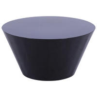 COUCHTISCH 70/70/36 cm rund Schwarz Hochglanz  - Schwarz Hochglanz, Design, Holzwerkstoff (70/70/36cm) - Stylife
