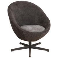 FOTEL - fekete/antracit, Basics, textil/fém (71/84/73cm) - Stylife