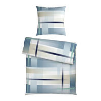 BETTWÄSCHE Flanell 135/200 cm  - Blau, Textil (135/200cm) - Novel