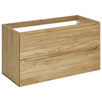 WASCHBECKENUNTERSCHRANK 100/54/46 cm  - Eichefarben, Konventionell, Holz/Holzwerkstoff (100/54/46cm) - Linea Natura