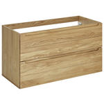 WASCHBECKENUNTERSCHRANK 100/54/46 cm  - Eichefarben, KONVENTIONELL, Holz/Holzwerkstoff (100/54/46cm) - Linea Natura