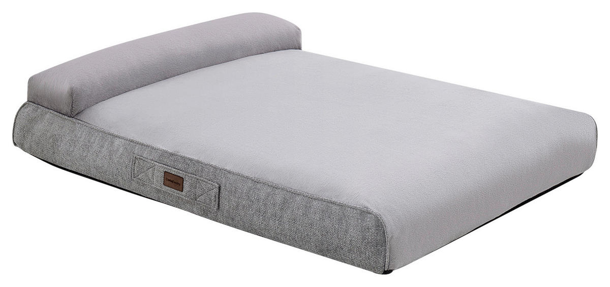 HUNDEBETT - Grau, Basics, Textil (78/60cm) - Yatas