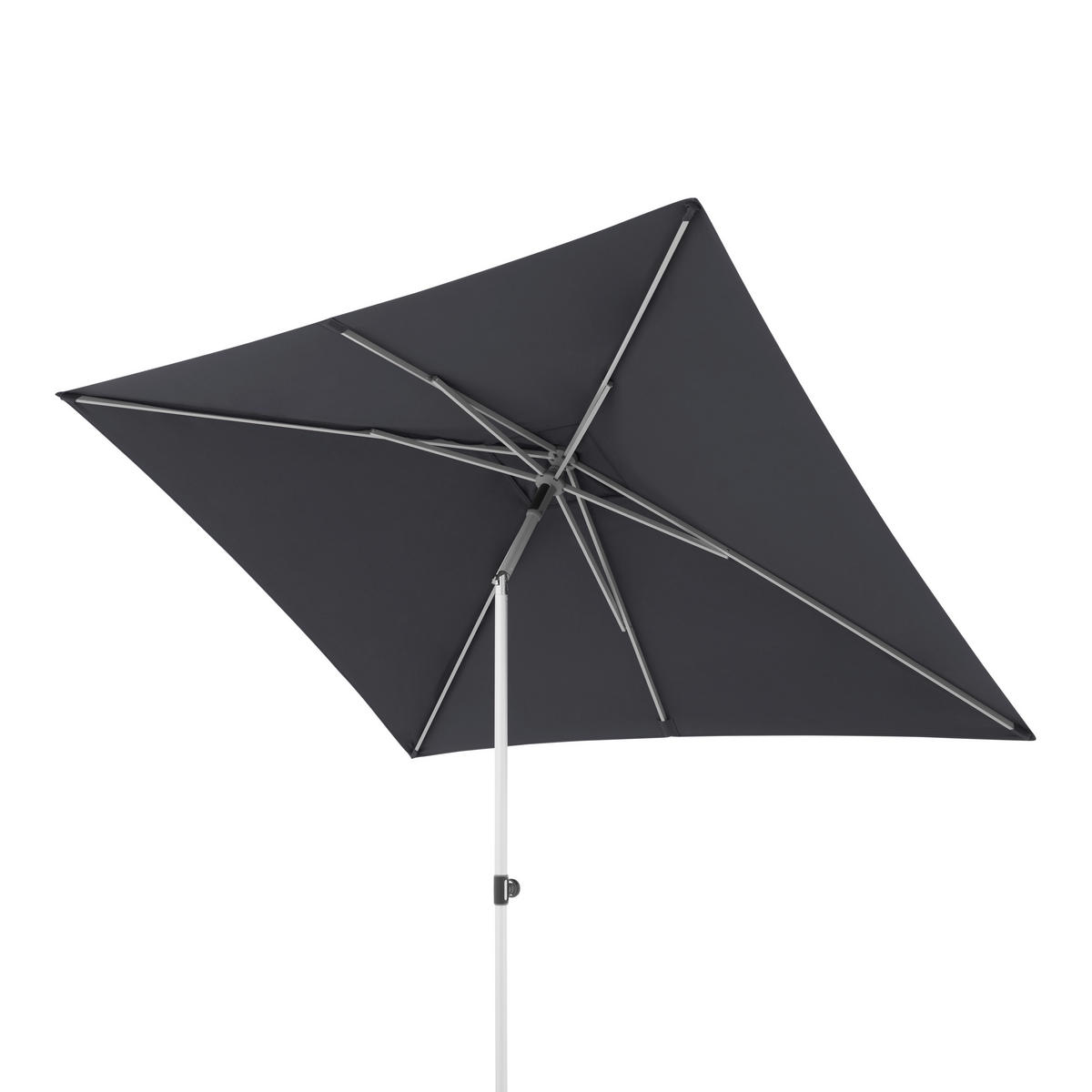 SONNENSCHIRM  200/250 cm  - Anthrazit/Silberfarben, Konventionell, Textil/Metall (200/250cm) - Doppler