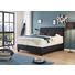 BOXSPRINGBETT 180/200 cm in Dunkelgrau - Dunkelgrau/Schwarz, KONVENTIONELL, Holz/Textil (180/200cm) - Elegando BOXSPRINGBETT 180/200 cm in Dunkelgrau - Dunkelgrau/Schwarz, KONVENTIONELL, Holz/Textil (180/200cm) - Elegando