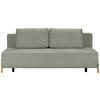 SCHLAFSOFA Chenille Greige  - Greige/Naturfarben, Design, Holz/Textil (211/88/102cm) - Niels Andersson